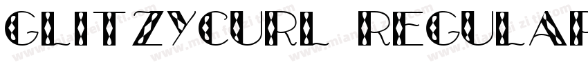 GlitzyCurl Regular字体转换